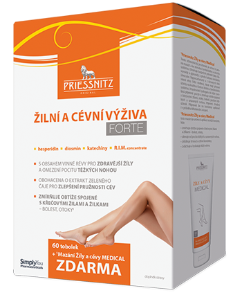 Priessnitz Žilní a cévní výživa FORTE 