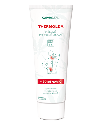 Cannaderm Thermolka hřejivé konopné mazání