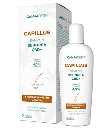 Cannaderm Capillus šampon Seborea CBD+