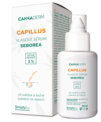 Cannaderm Capillus vlasové sérum seborea