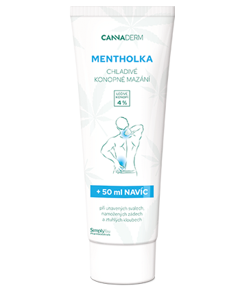 Cannaderm Mentholka chladivé konopné mazání
